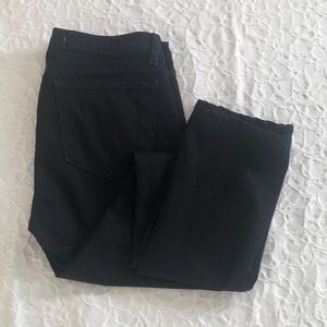 J Brand Straight Leg Jeans Jett Black sz 28